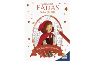 CONTOS DE FADAS PARA COLORIR- CHAPEUZINHO VERMELHO REF-735000