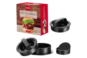 FORMA HAMBURGUER PLASTICO 12,5X10,9X6CM REF-CK5215