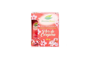 VELA AROMATICA AMAZONIA AROMAAS 60G FLOR DE CEREJERA