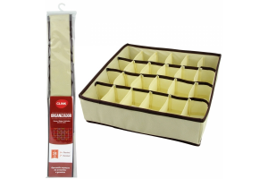 ORGANIZADOR DE CALCINHA BEGE REF-CK1117