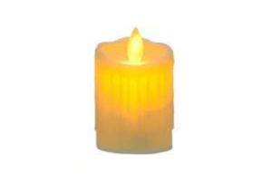 VELA LED CHAMA DANCANTE PLT BEGE 7X5CM REF-74051001