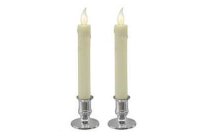 VELA LED CASTICAL PLT BEGE PRATA 25CM REF-74059002