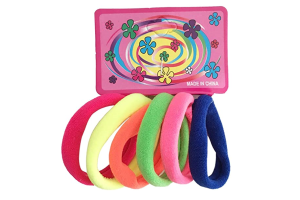 ELASTICO PARA CABELO C/6 UNIDADES