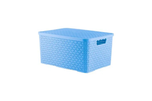 CAIXA RATTHAN 4 LTRS AZUL BABY COD 7441254