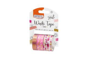 FITA ADESIVA WASHI TAPE SHINE FLAMINGO REF-WT0403