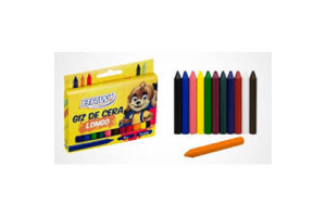 GIZ DE CERA LONGO 12 CORES REF-CZ1203