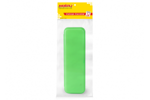 ESTOJO PLASTICO PLUS NEON VERDE REF-10080015