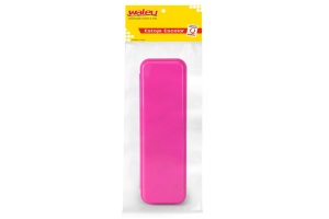 ESTOJO PLASTICO PLUS NEON ROSA REF-10080017